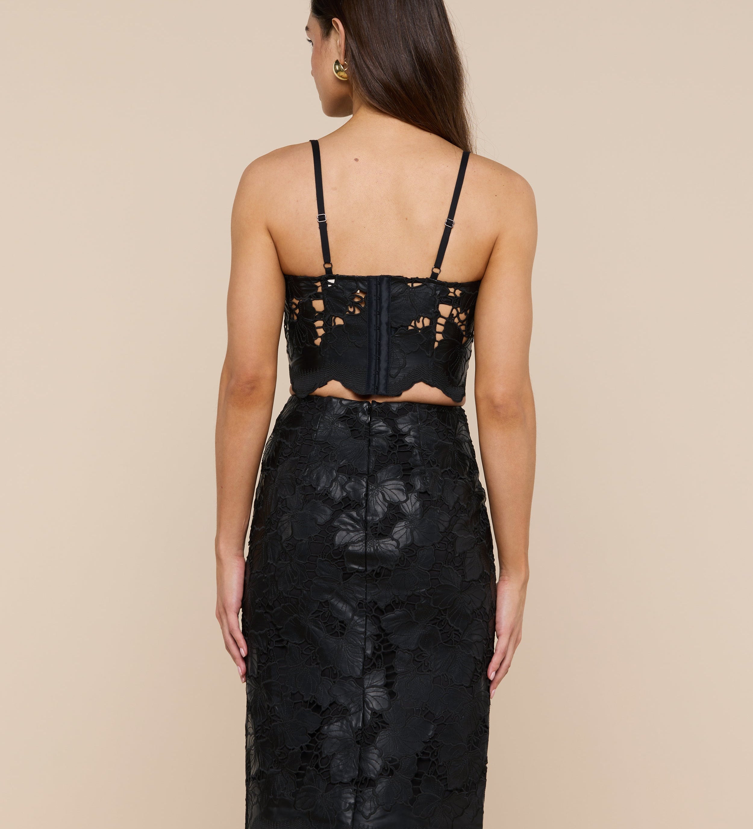 L'AGENCE - Sonya Vegan Leather Bustier