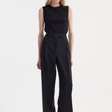 ROHE - Dense rib tank top | black
