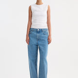 ROHE - Dense rib tank top | optic white