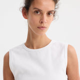 ROHE - Dense rib tank top | optic white