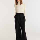 ROHE - Fine merino turtleneck | off - white