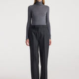 ROHE - Fine merino turtleneck | mid grey melange