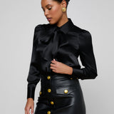 L'AGENCE - Honey Silk Blouse
