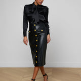 L'AGENCE - Honey Silk Blouse