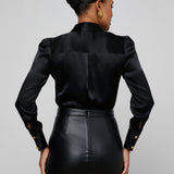 L'AGENCE - Honey Silk Blouse