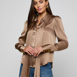 L'AGENCE - Honey Silk Blouse
