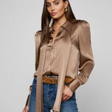 L'AGENCE - Honey Silk Blouse