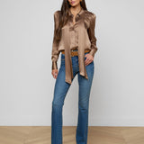 L'AGENCE - Honey Silk Blouse