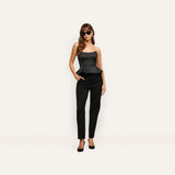 L'AGENCE - Meliora Corset Peplum Top