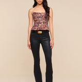 L'AGENCE - Meliora Corset Peplum Top