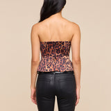 L'AGENCE - Meliora Corset Peplum Top