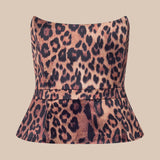 L'AGENCE - Meliora Corset Peplum Top
