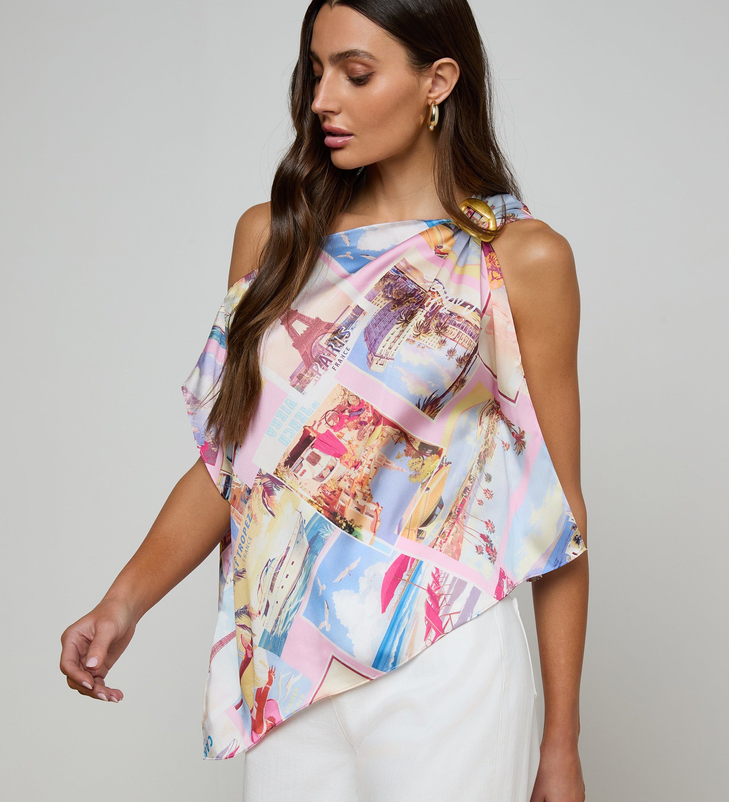 L'AGENCE - Driselle Scarf Top