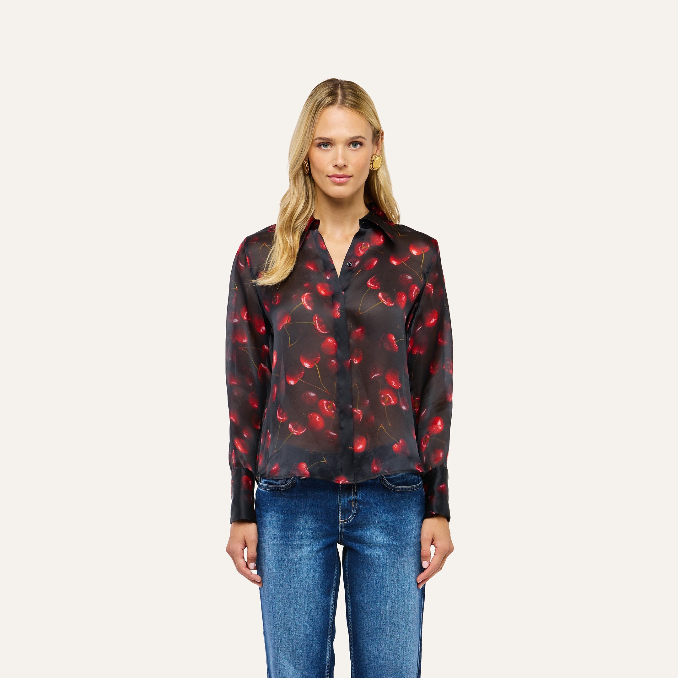 L'AGENCE - Sona Silk Blouse