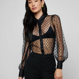L'AGENCE - Sophie Long - Sleeved Blouse