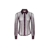 L'AGENCE - Sophie Swiss Dot Blouse