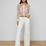 L'AGENCE - Sophie Long - Sleeved Blouse