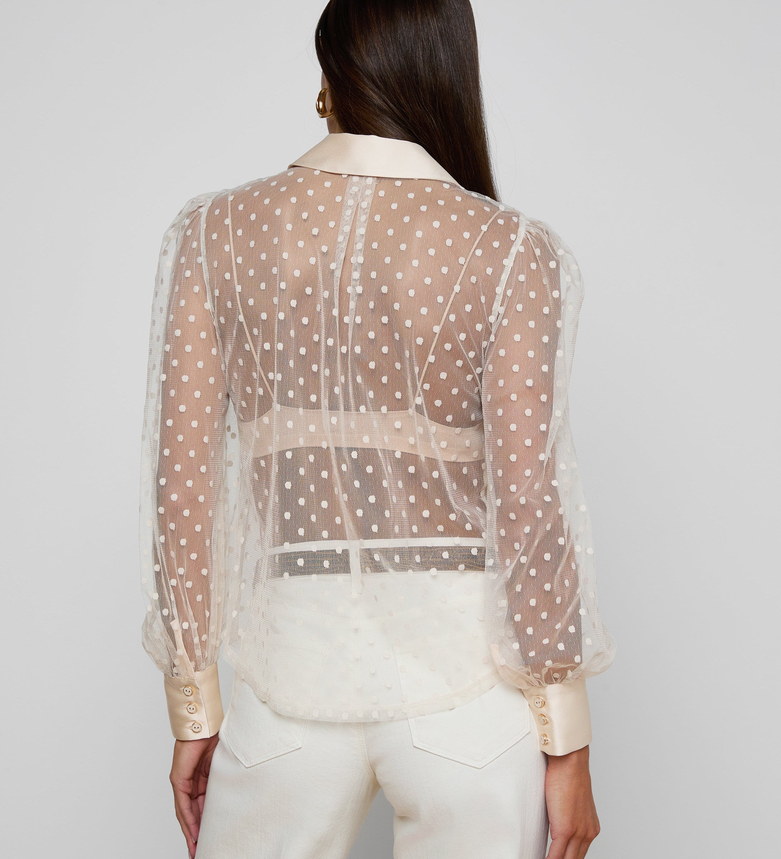 L'AGENCE - Sophie Long - Sleeved Blouse