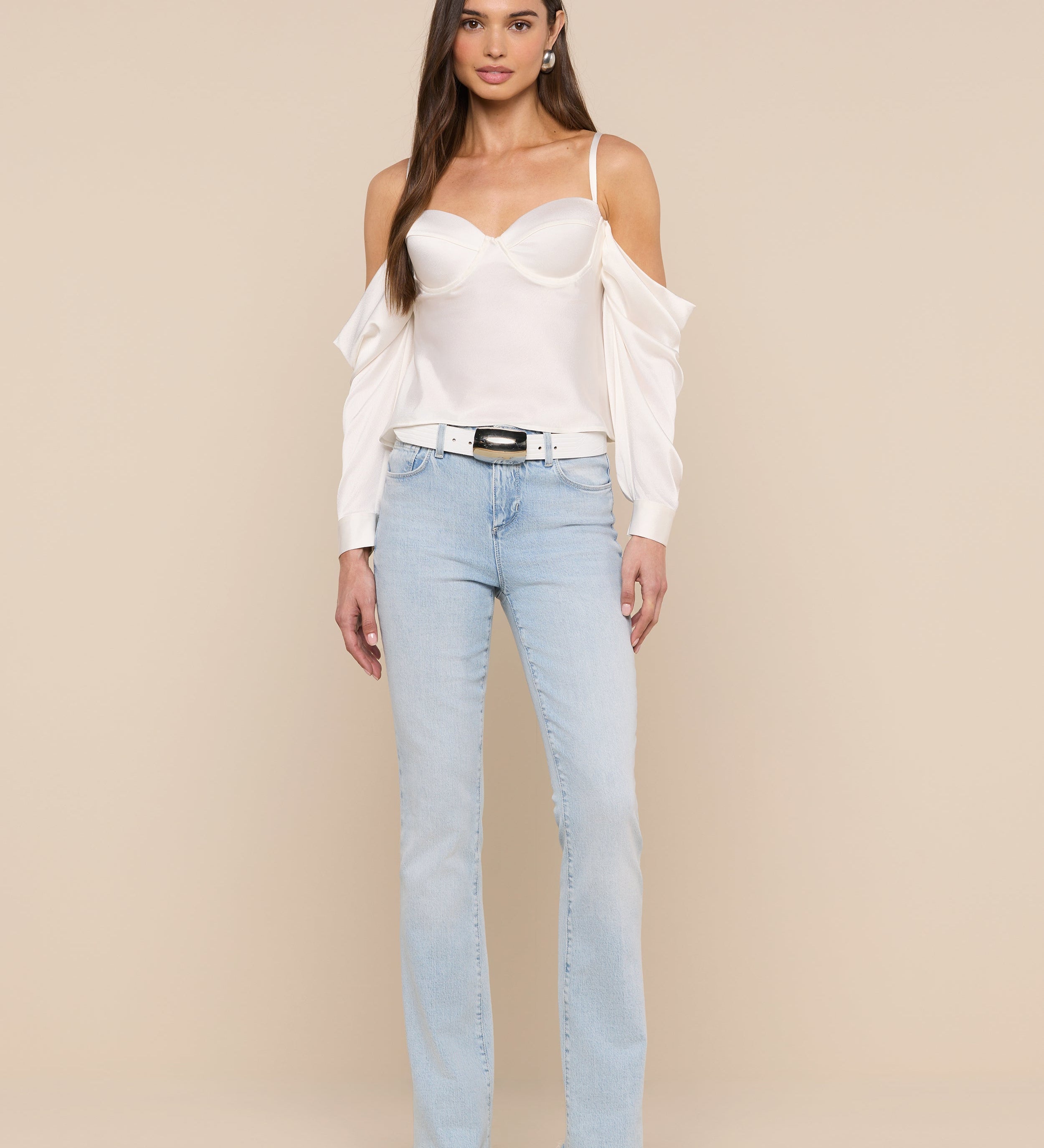L'AGENCE - Saya Satin Top