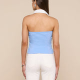 L'AGENCE - Rina Poplin Halter Top