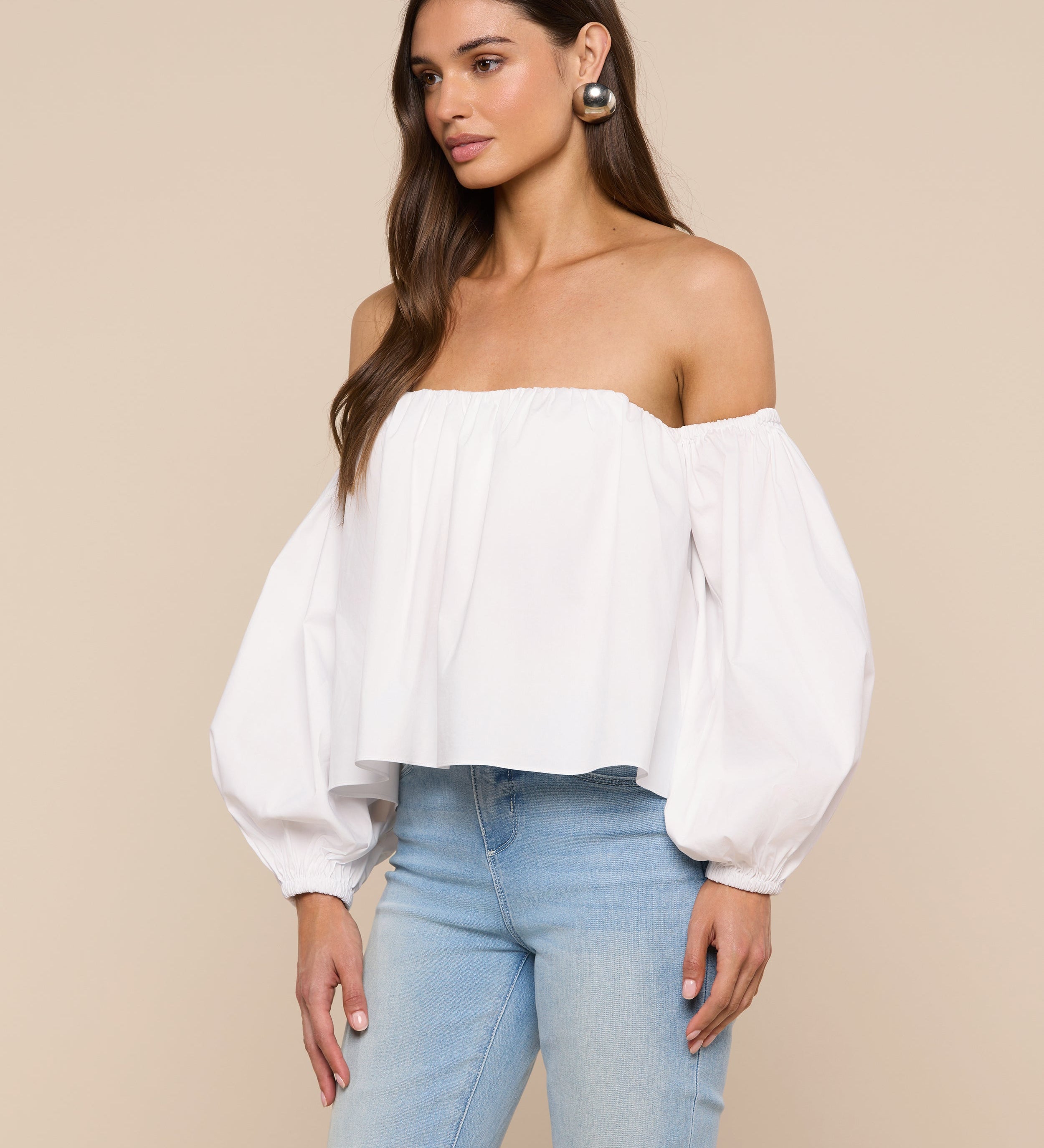 L'AGENCE - Sarai Off - the - Shoulder Top