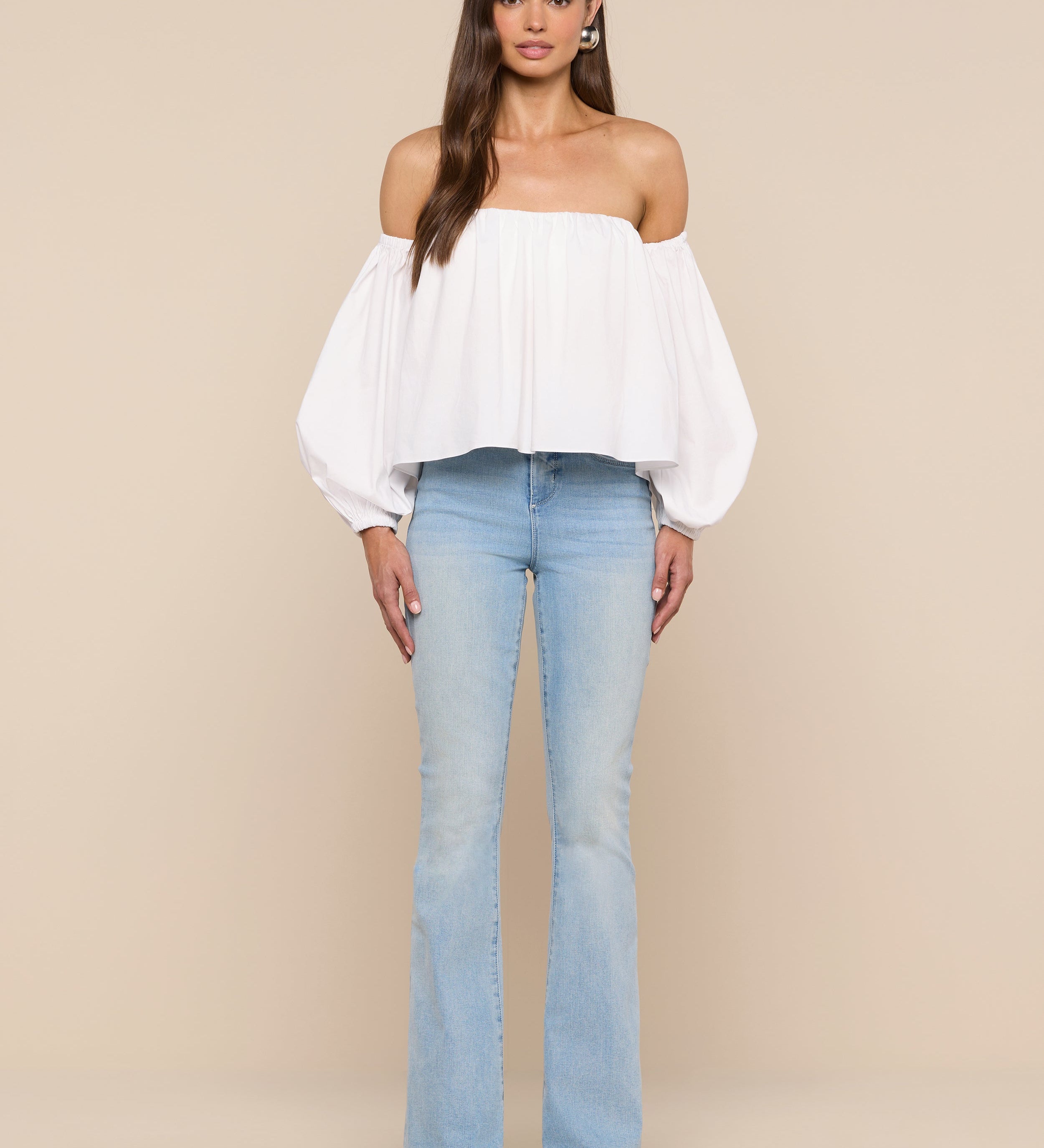 L'AGENCE - Sarai Off - the - Shoulder Top