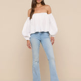 L'AGENCE - Sarai Off - the - Shoulder Top