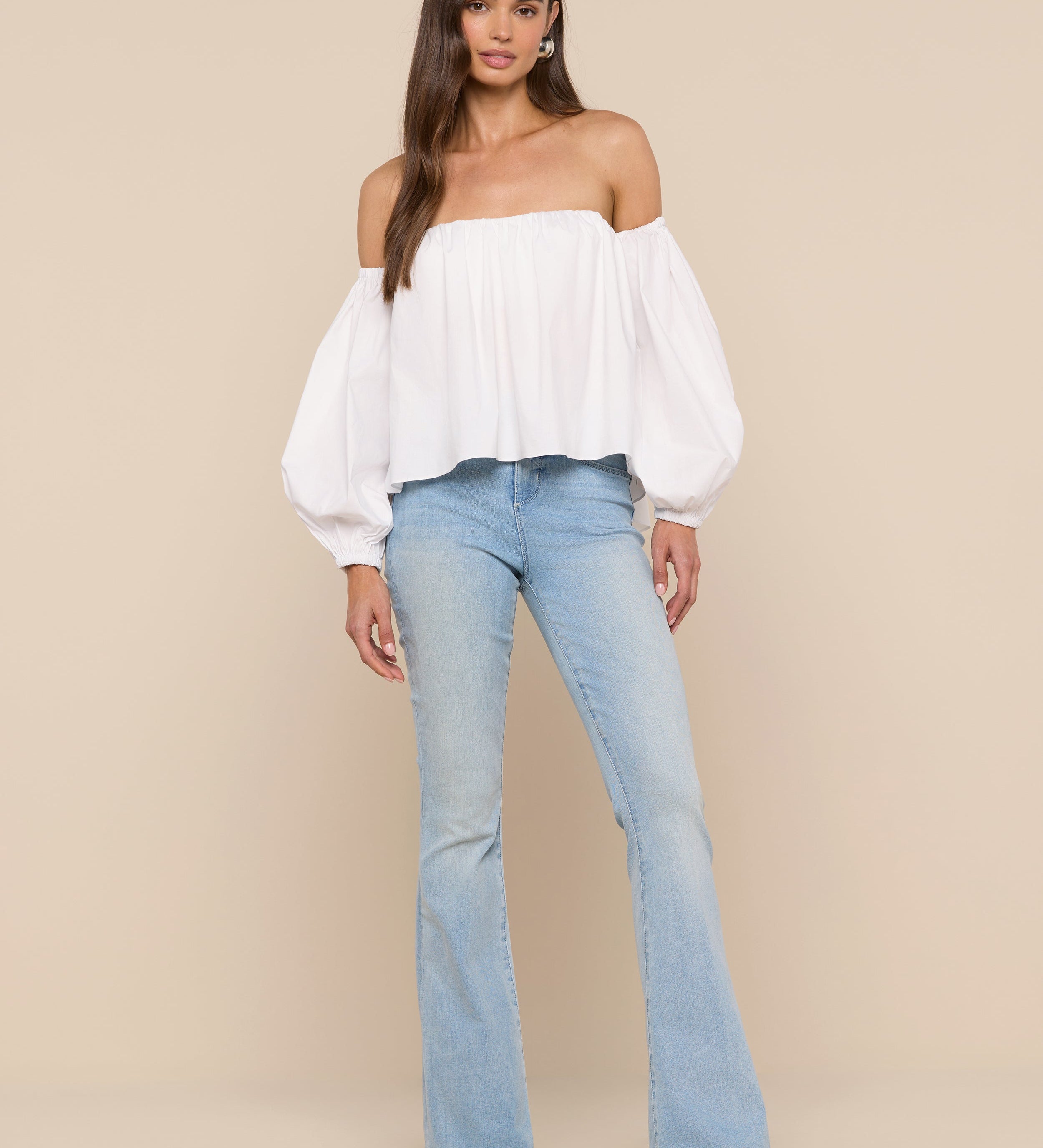 L'AGENCE - Sarai Off - the - Shoulder Top