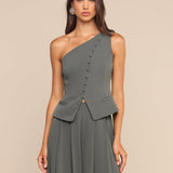 L'AGENCE - Zinnia One - Shoulder Top
