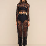 L'AGENCE - Henriette Cropped Lace Top
