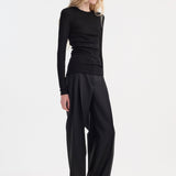 ROHE - Fine merino longsleeve | black