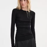 ROHE - Fine merino longsleeve | black