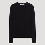 ROHE - Fine merino longsleeve | black
