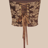 L'AGENCE - Paulette Lace - Up Corset Top