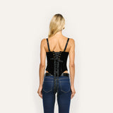 L'AGENCE - Ariana Velvet Corset