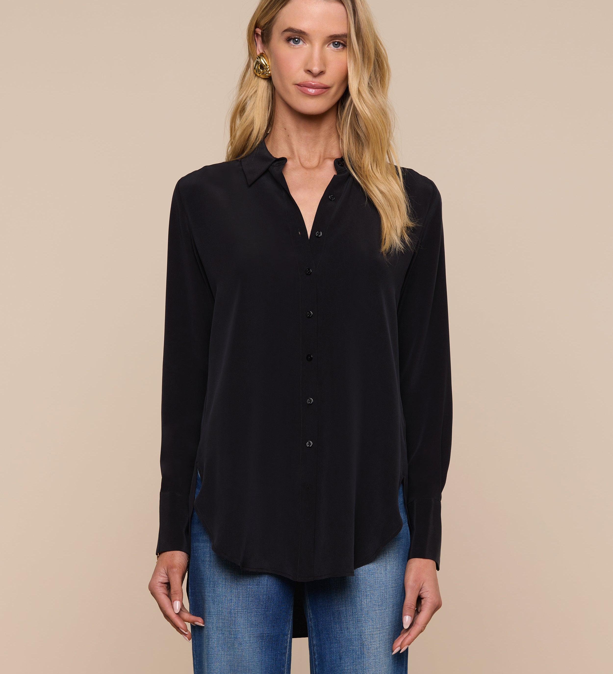 L'AGENCE - Babette Silk Blouse