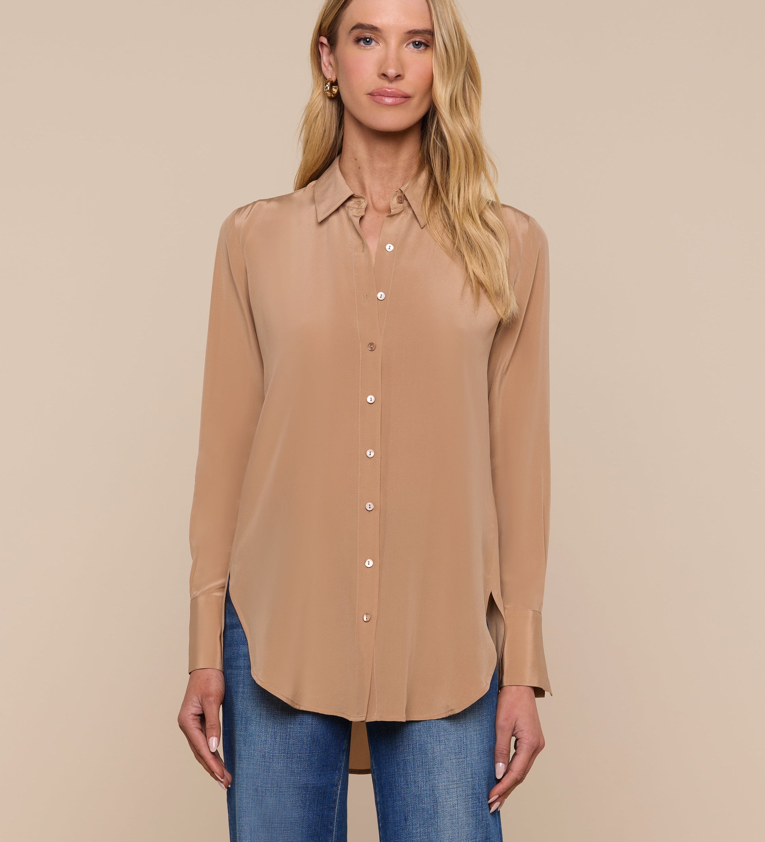L'AGENCE - Babette Silk Blouse