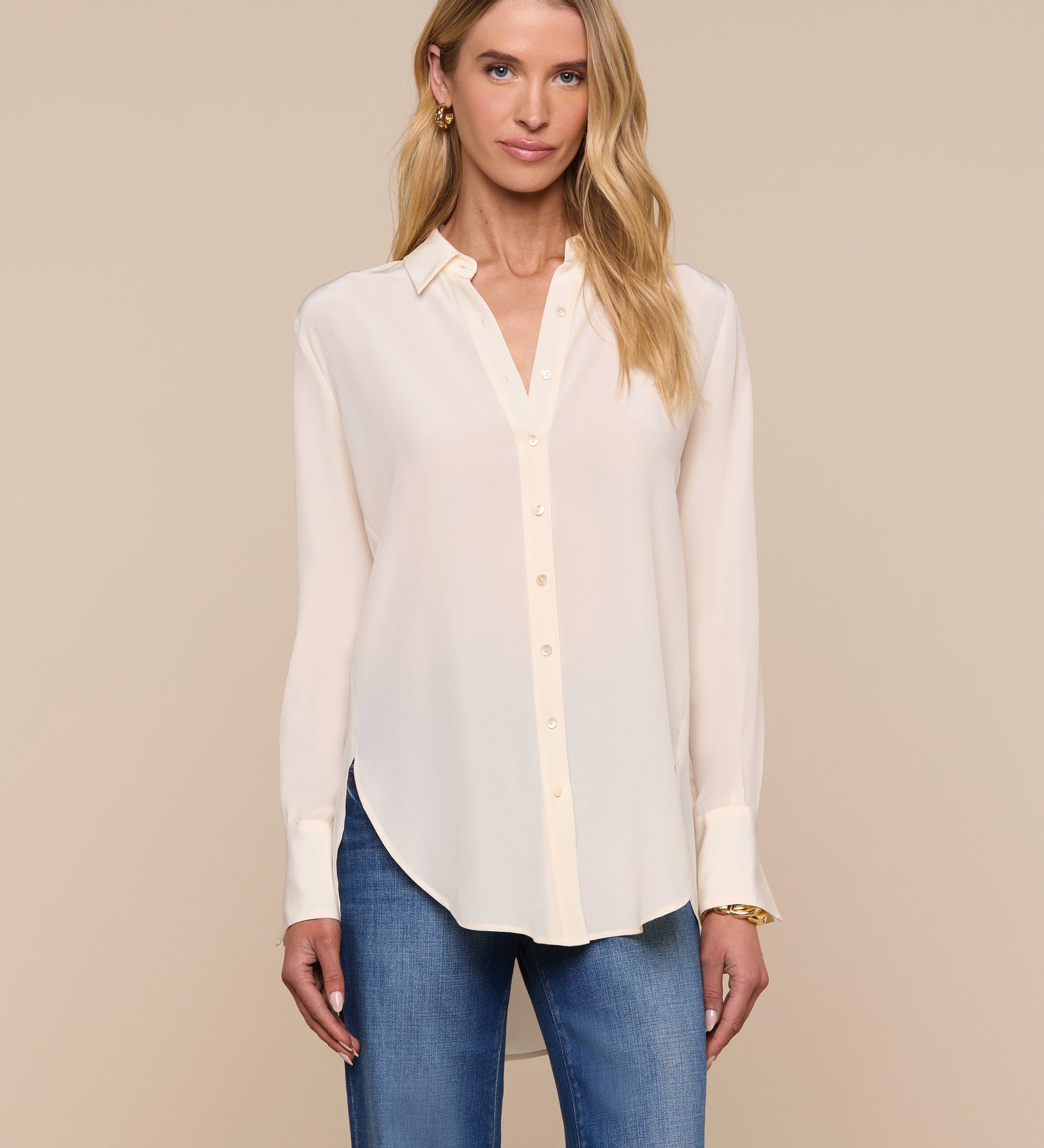 L'AGENCE - Babette Silk Blouse