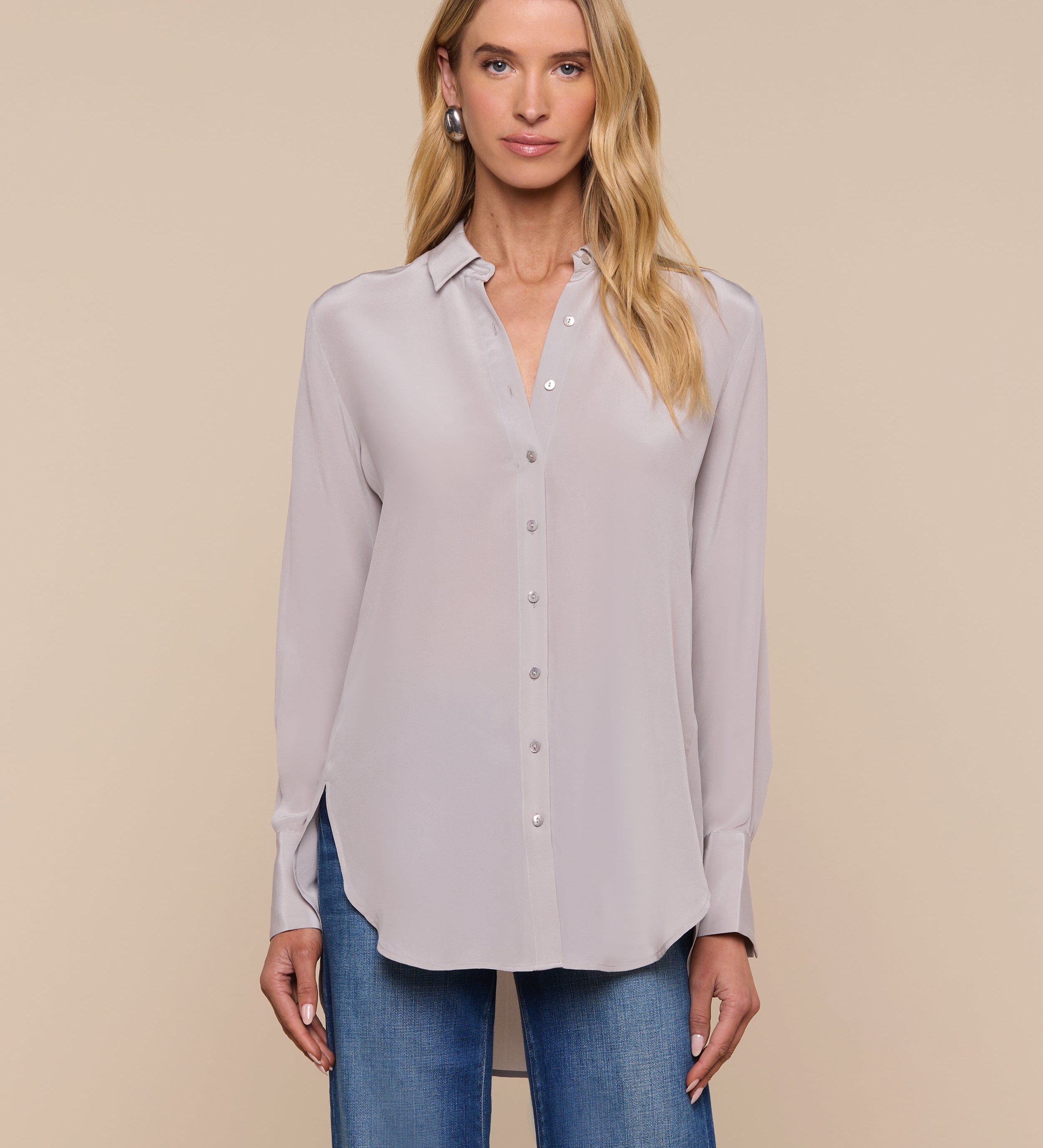 L'AGENCE - Babette Silk Blouse