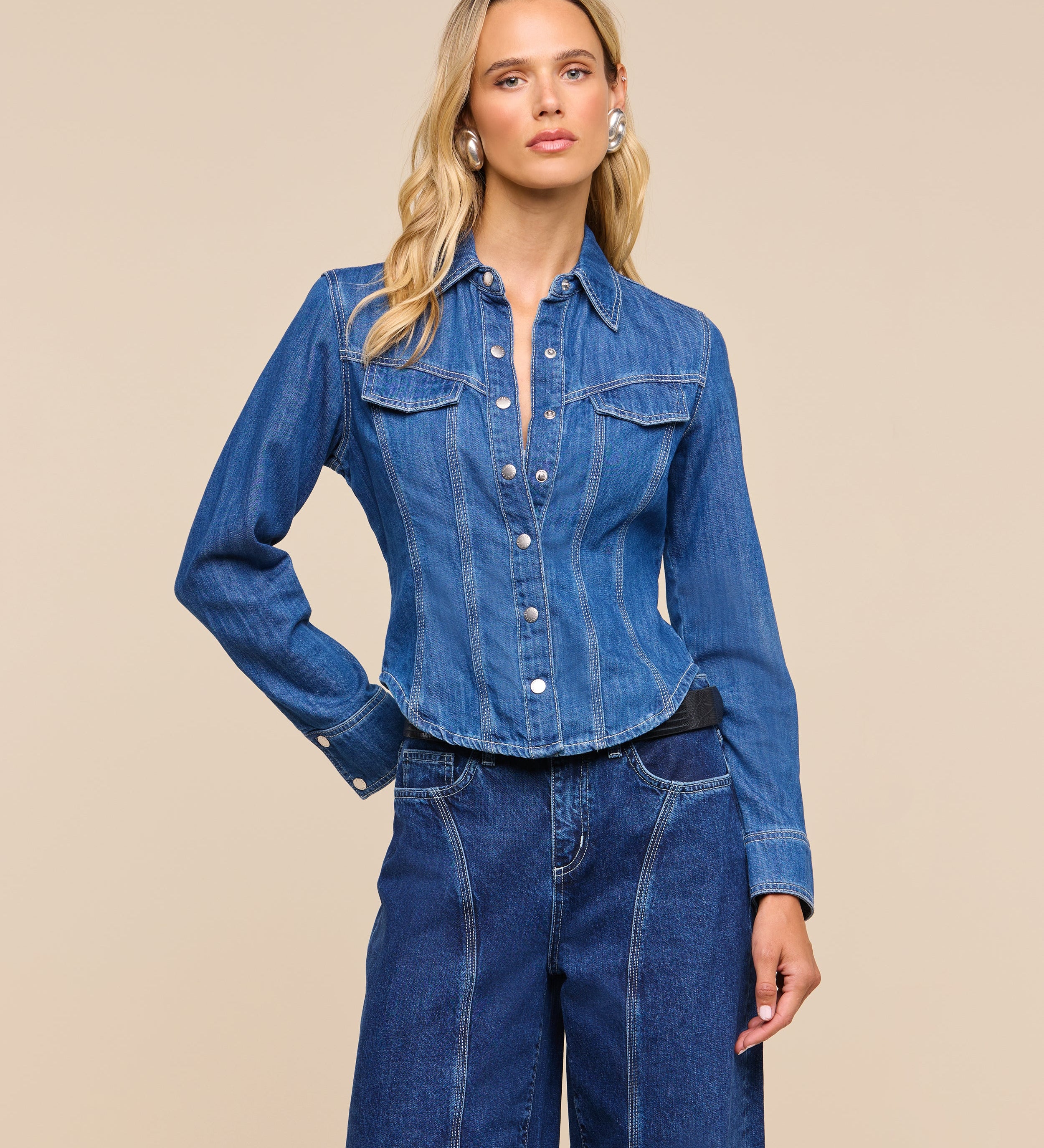 L'AGENCE - Louis Fitted Shirt