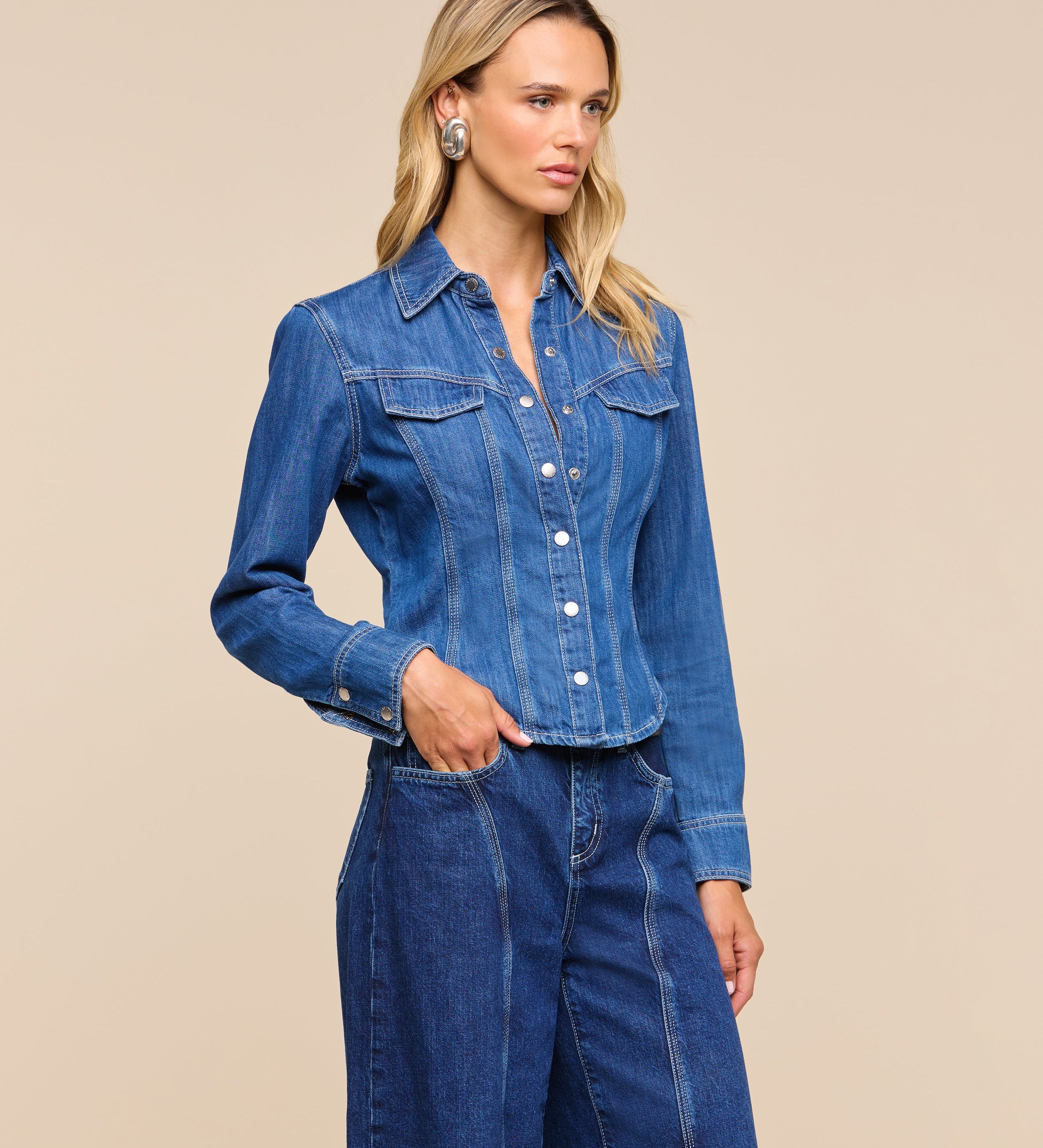 L'AGENCE - Louis Fitted Shirt