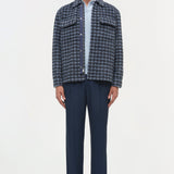 Simkhai - Caleb Brushed Plaid Shirt Jacket
