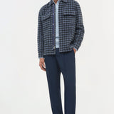Simkhai - Caleb Brushed Plaid Shirt Jacket