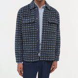 Simkhai - Caleb Brushed Plaid Shirt Jacket