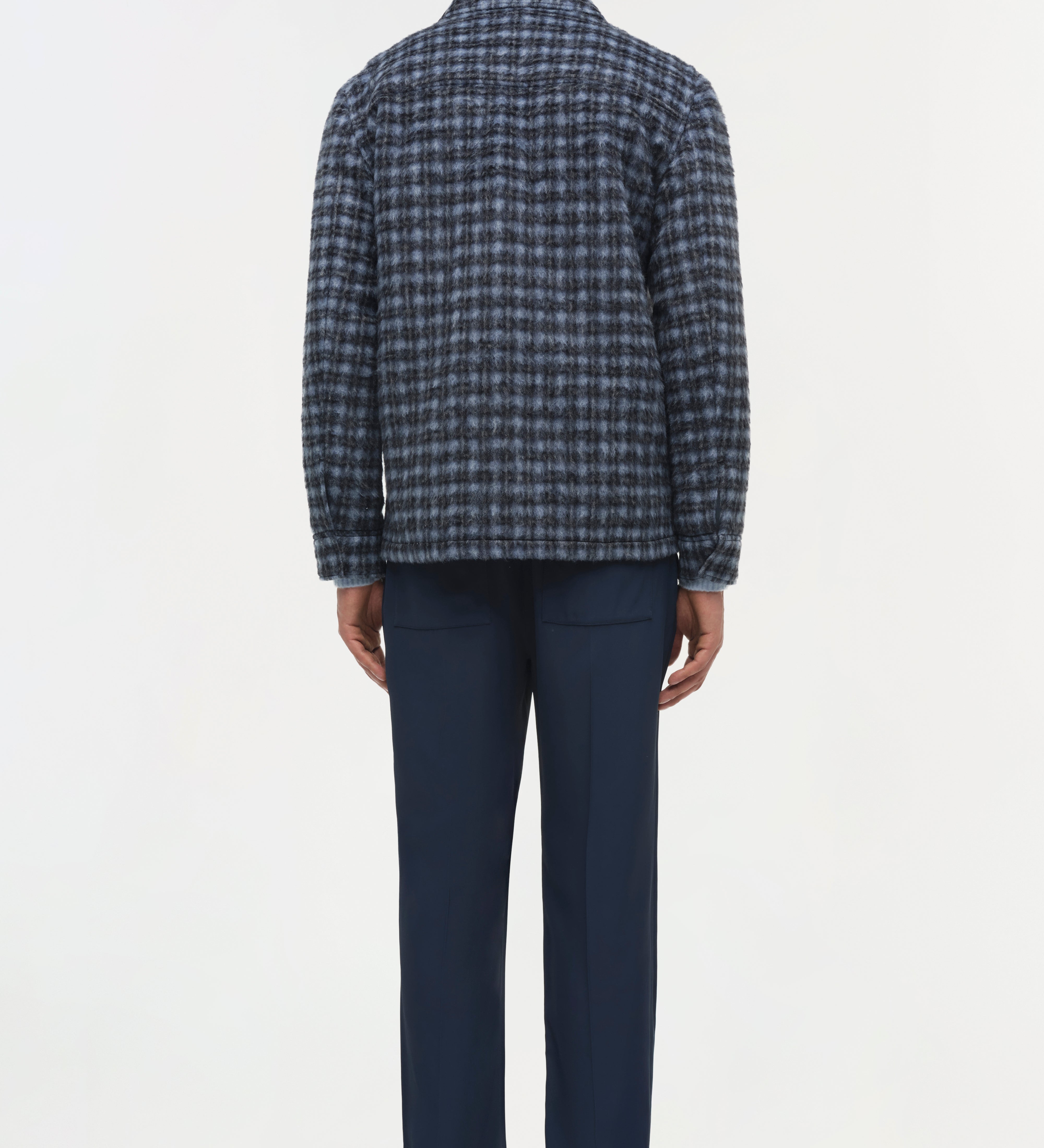 Simkhai - Caleb Brushed Plaid Shirt Jacket