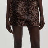 Simkhai - Ismera Mini Calf Hair Skirt