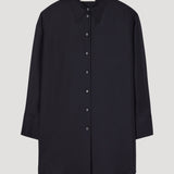 ROHE - Signature elongated silk shirt | black