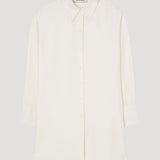 ROHE - Signature elongated silk shirt | cream