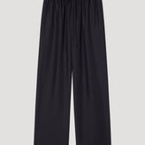 ROHE - Wide leg silk trousers | black