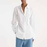 ROHE - Poplin shaped shirt | optic white